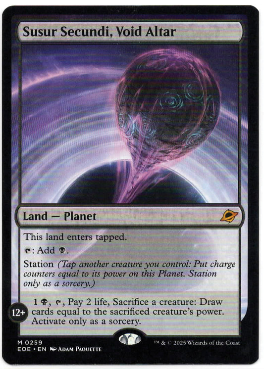 Magic the Gathering - Susur Secundi, Void Altar - MYTHIC - Edge of Eternities - Mint
