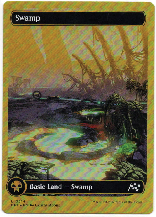 Magic the Gathering - Swamp First-Place Foil - RARE - Aetherdrift - Mint