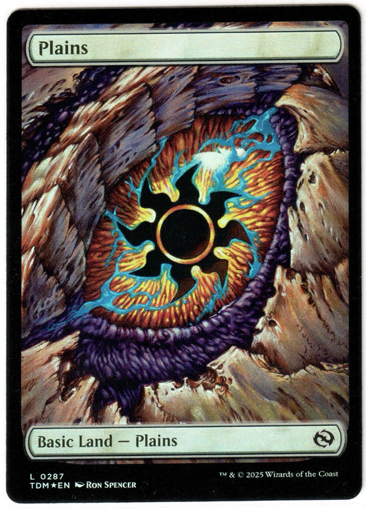 Magic the Gathering - Plains (287)(Dragon Eye) - Specialty - Tarkir Dragonstorm - Mint