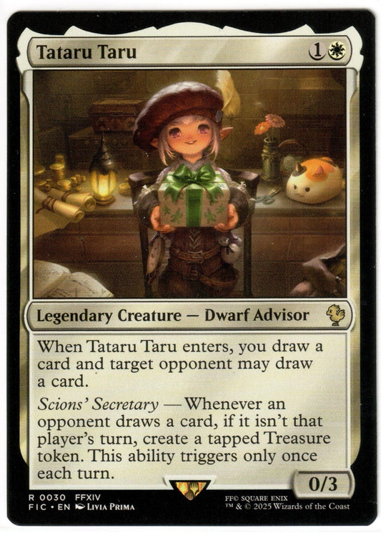 Magic the Gathering - Tataru Taru - RARE - Final Fantasy - Mint