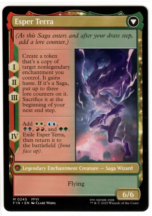 Magic the Gathering - Terra, Magical Adept - MYTHIC - Final Fantasy - Mint