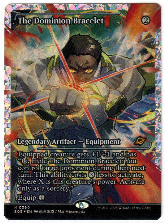 Magic the Gathering - The Dominion Bracelet Showcase Fractured Foil - MYTHIC - Edge of Eternities - Mint