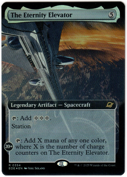 Magic the Gathering - The Eternity Elevator Extended Art Foil - RARE - Edge of Eternities - Mint
