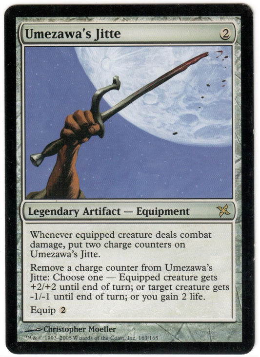 Magic the Gathering - Umezawa's Jitte  - RARE - Betrayers of Kamigawa - MP+/LP-