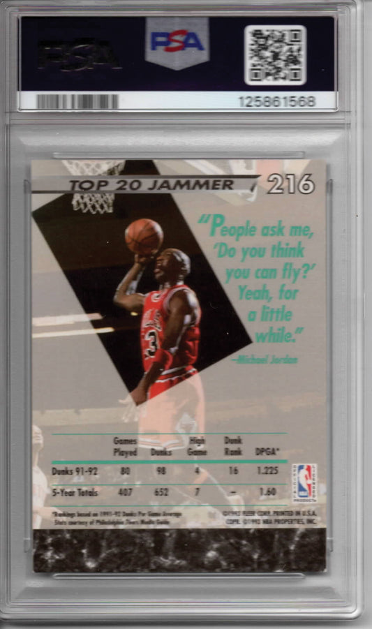 NBA - 1992 Ultra - Michael Jordan - #216 - NEAR MINT - PSA 7