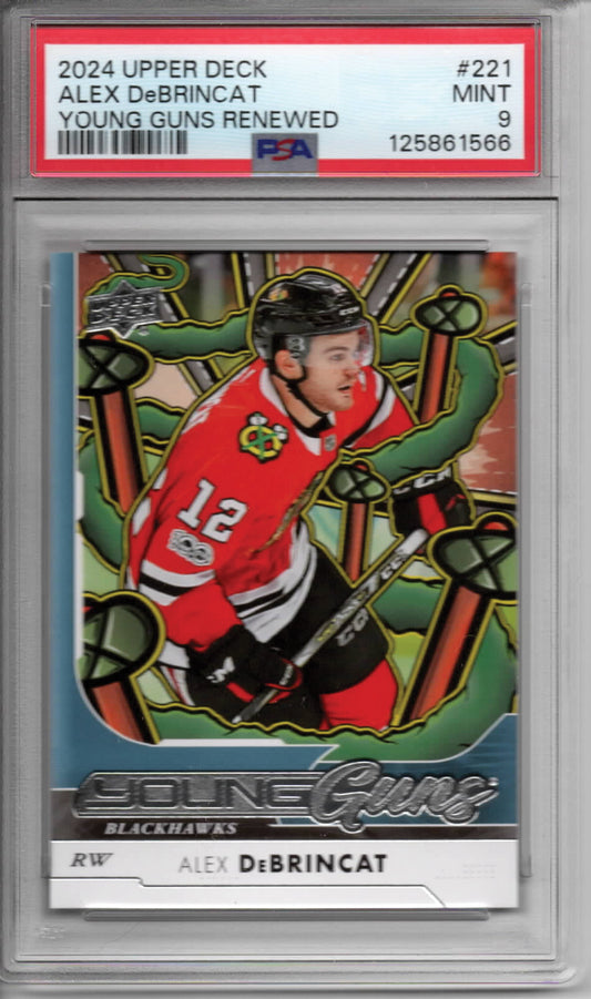 NHL - 2024 Upper Deck Young Guns Renewed - Alex DeBrincat - #221 - MINT - PSA 9