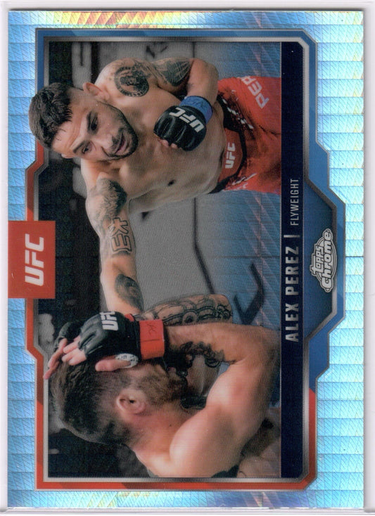 UFC - 2025 Topps Chrome - Alex Perez - PRISM REFRACTOR - #60 - NM