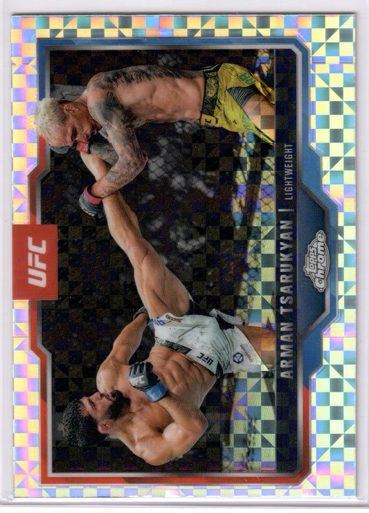 UFC - 2025 Topps Chrome - Arman Tsarukyan - X-FRACTOR - #94 - NM