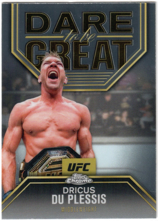 UFC - 2025 Topps Chrome - Dricus du Plessis - DARE TO BE GREAT - #DBG-5 - NM