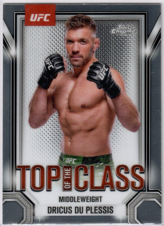UFC - 2025 Topps Chrome - Dricus du Plessis - TOP OF THE CLASS - #TTC-15 - NM