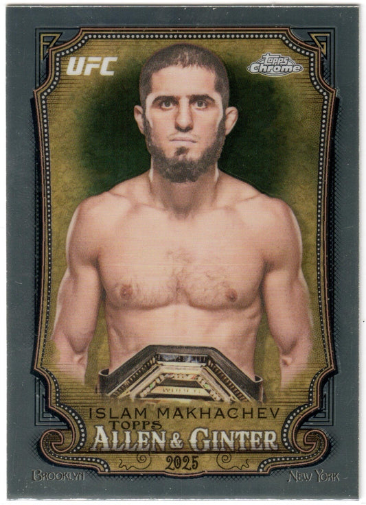 UFC - 2025 Topps Chrome - Islam Makhachev - Allen & Ginter - #AAG-28 - NM