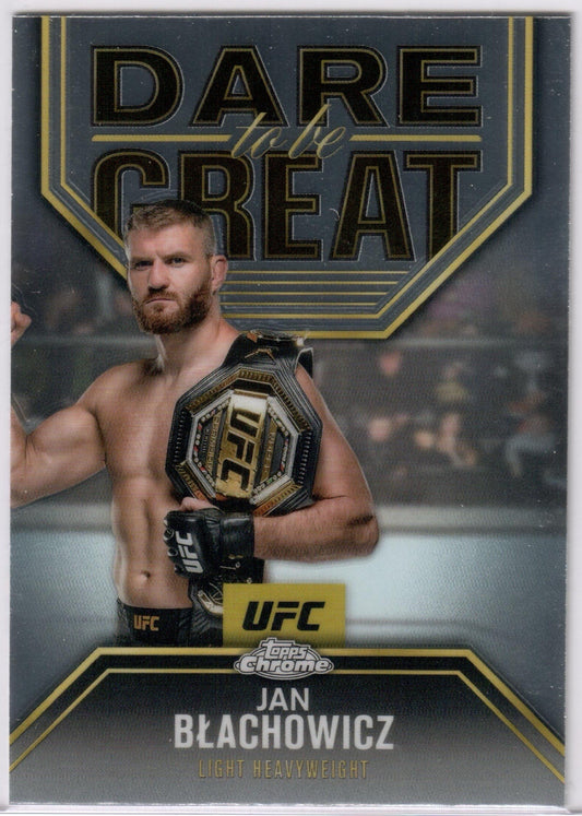 UFC - 2025 Topps Chrome - Jan Blachowicz - DARE TO BE GREAT - #DBG-7 - NM