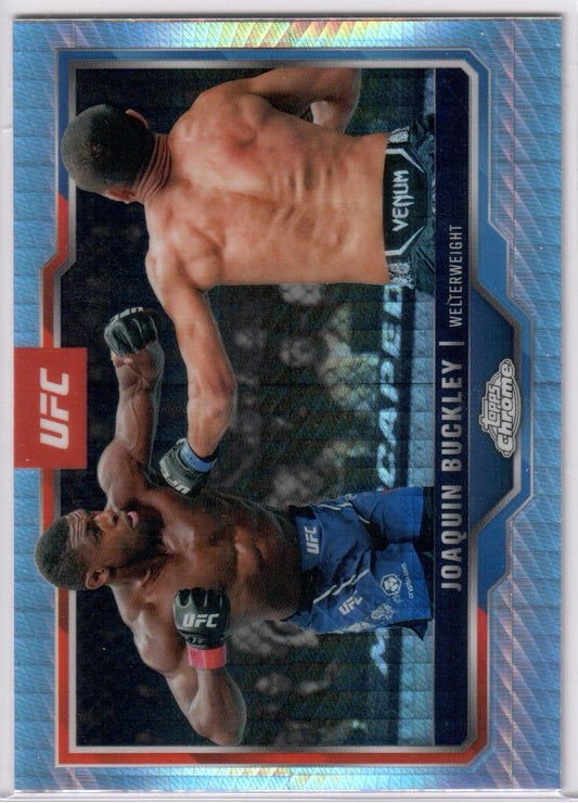 UFC - 2025 Topps Chrome - Joaquin Buckley - PRISM REFRACTOR - #39 - NM
