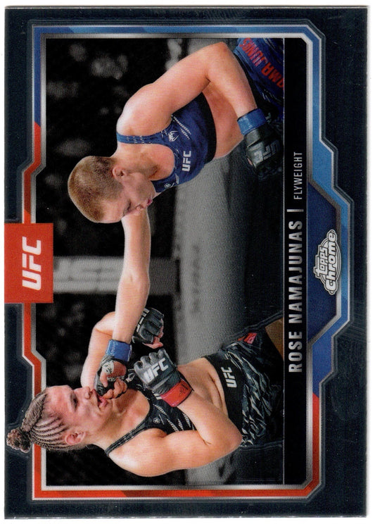 UFC - 2025 Topps Chrome - Rose Namajunas - #89 - NM