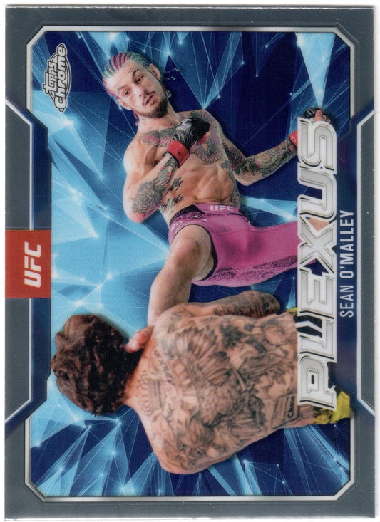 UFC - 2025 Topps Chrome - Sean O'Malley - PLEXUS - PLX-5 - NM