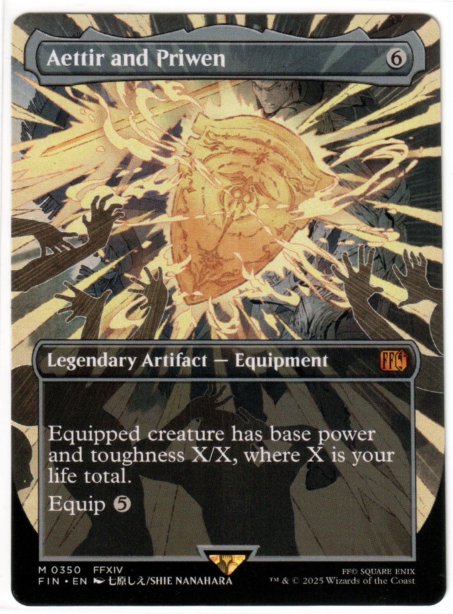 Magic the Gathering - Aettir and Priwen Borderless - MYTHIC - Final Fantasy - Mint