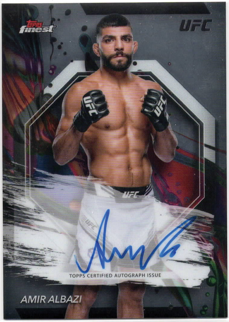 UFC - 2024 Topps Finest - Amir Albazi - ON-CARD AUTO - #FA-AAI - NM