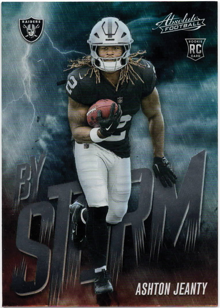 NFL - 2025 Panini Absolute - Ashton Jeanty Rookie By Storm Silver - #1 - Near Mint