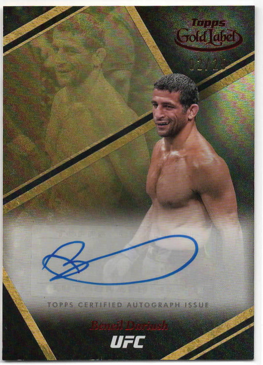 UFC - 2024 Topps Gold Label - Beneil Dariush - AUTOGRAPHED, NUMBERED - 02/25 - #AUA-BDH - NM
