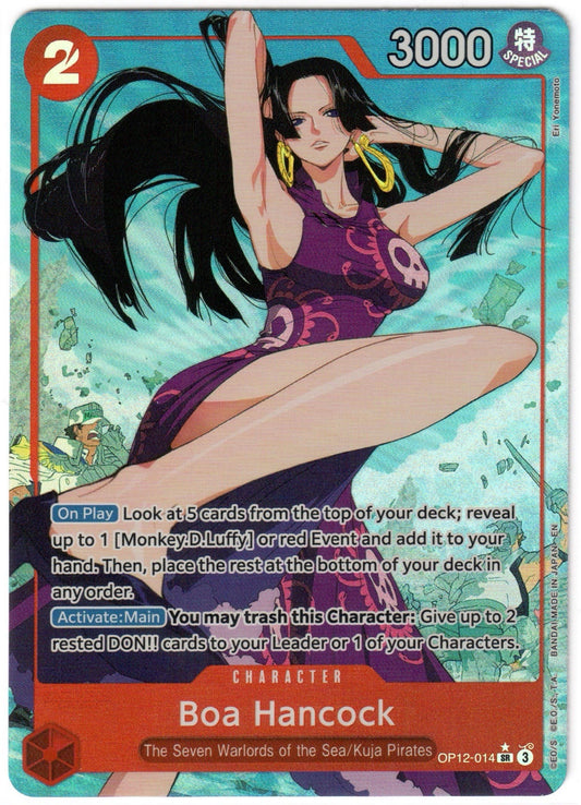 One Piece TCG - Boa Hancock Alternate Art - OP12-014 - SUPER RARE - Legacy of the Master - Mint
