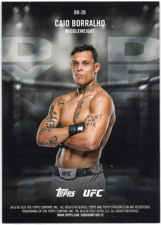 UFC - 2025 Stadium Club - Caio Borralho - Dynasty - #DD-20 - NM/M