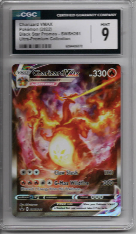 Pokemon TCG - Charizard VMAX - 2022 Black Star PROMO - #SWSH261 - MINT - CGC 9