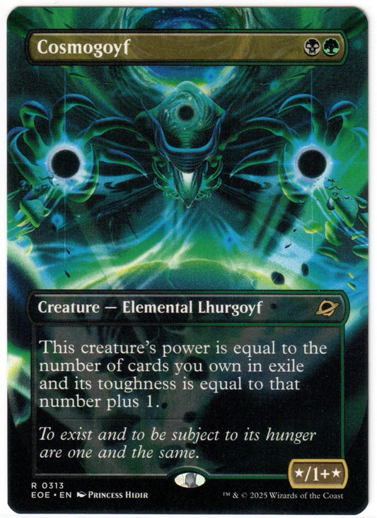 Magic the Gathering - Cosmogoyf Borderless - RARE - Edge of Eternities - Mint