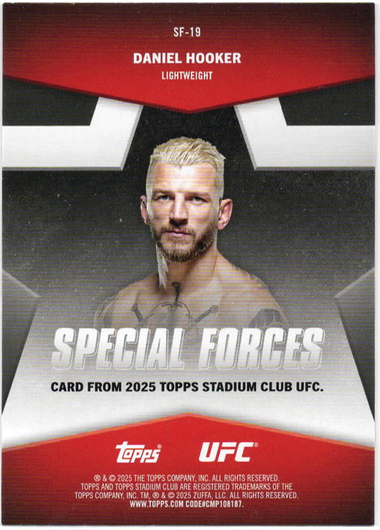 UFC - 2025 Stadium Club - Daniel Hooker - Special Forces - #SF-19 - NM/M
