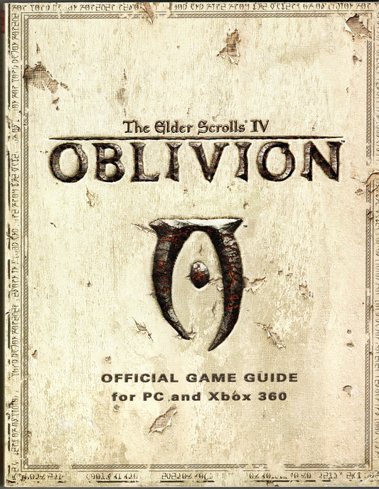The Elder Scrolls IV: Oblivion Official Game Guide for PC and Xbox 360 - 2006 - Like New