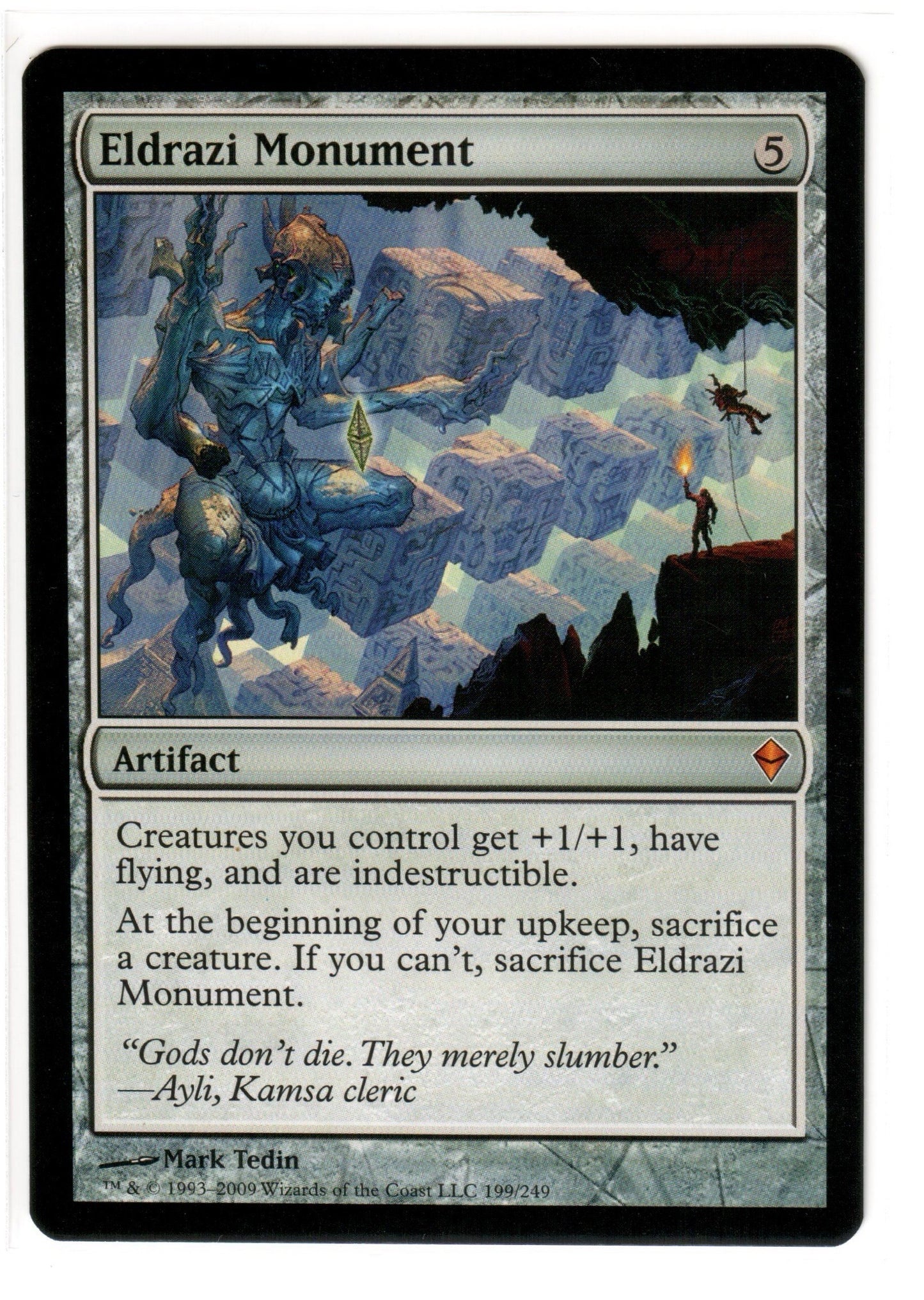 Magic the Gathering - Eldrazi Monument - MYTHIC - Zendikar - Mint