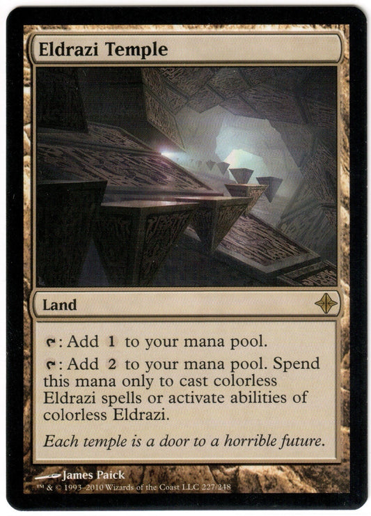 Magic the Gathering - Eldrazi Temple - RARE - Rise of the Eldrazi - NM