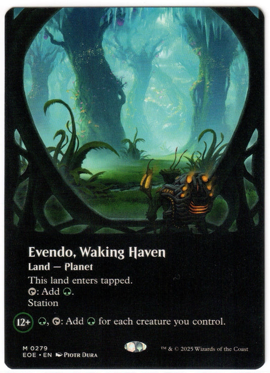 Magic the Gathering - Evendo, Waking Haven Borderless - MYTHIC - Edge of Eternities - Mint