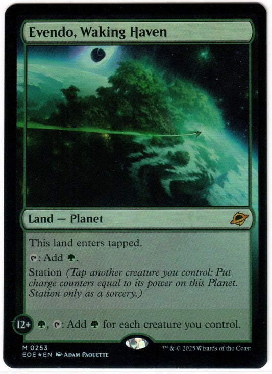 Magic the Gathering - Evendo, Waking Haven FOIL - MYTHIC - Edge of Eternities - Mint