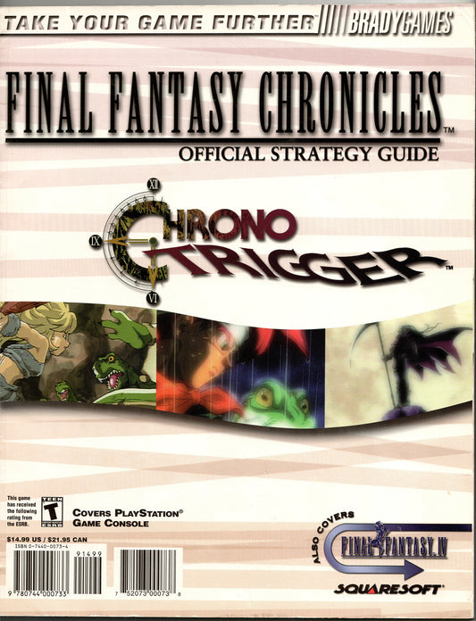 Brady Games - Final Fantasy Chronicles Official Strategy Guide - 2001 - Very Good Condition
