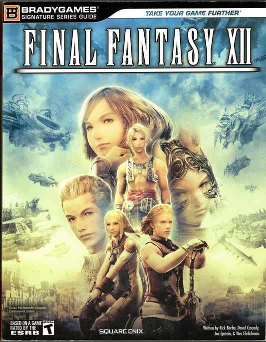 Brady Games - Final Fantasy XII Official Strategy Guide with Poster - 2006 - Very Good Condition