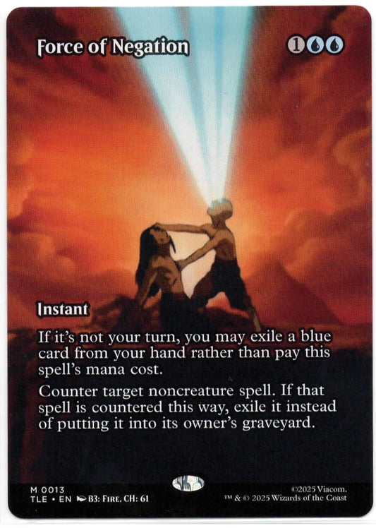 Magic the Gathering - Force of Negation - #13 - MYTHIC - Avatar TLE - Mint