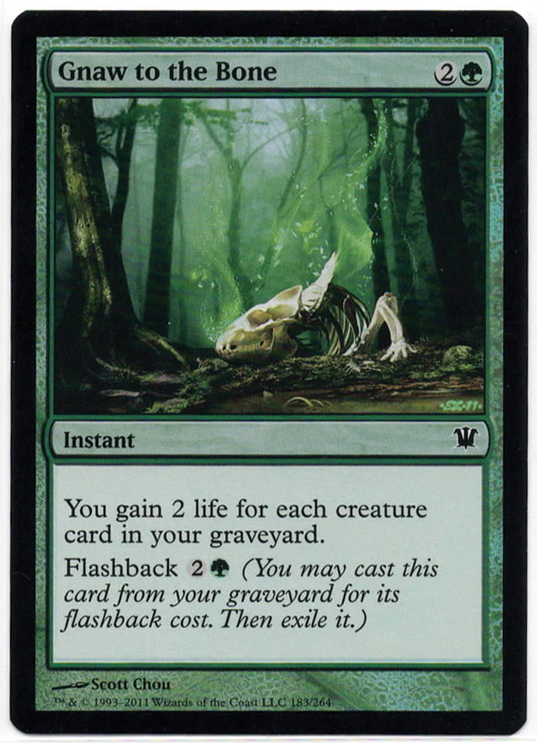 Magic the Gathering - Gnaw to the Bone FOIL - 183 - Common - Innistrad - LP+/NM-