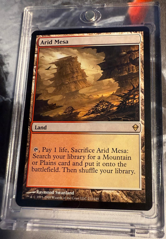 Magic the Gathering - Arid Mesa - RARE - Zendikar - Mint