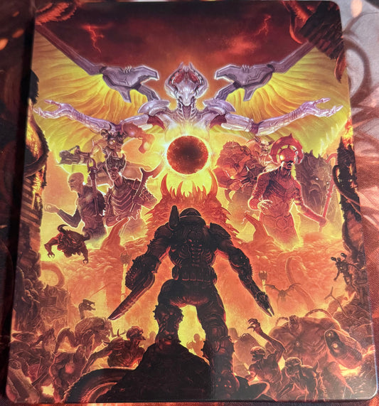Doom Eternal Collectible Steelbook Case (NO GAME INCLUDED, CASE ONLY)