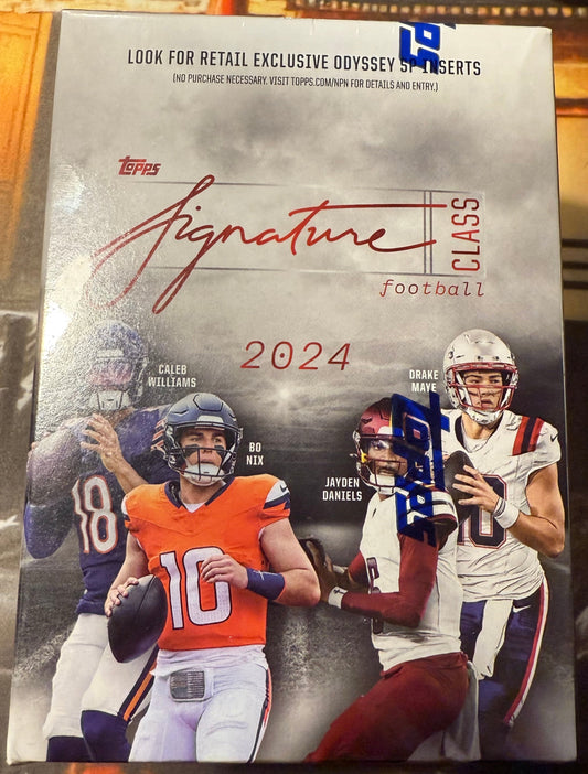 2024 Topps Signature Class Football NFL Blaster Box - New/Sealed
