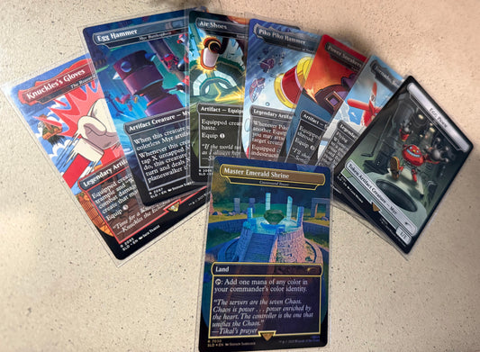 Secret Lair x Sonic the Hedgehog TURBO GEAR NON-FOIL - Unsealed, Complete Set