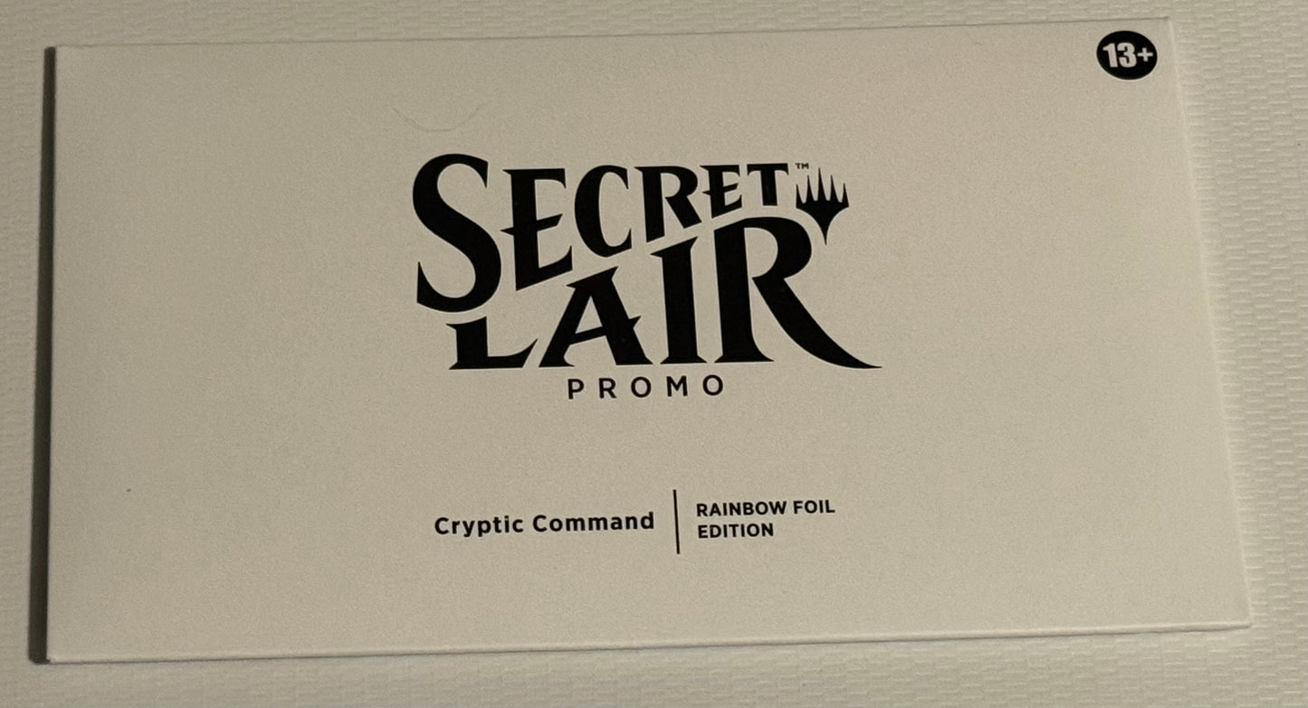 MTG - Secret Lair Drop Series - Cryptic Command Rainbow Foil PROMO - New/Sealed