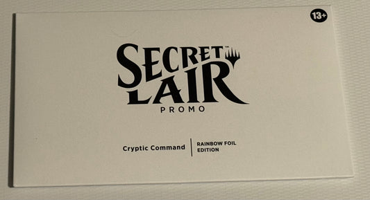 MTG - Secret Lair Drop Series - Cryptic Command Rainbow Foil PROMO - New/Sealed