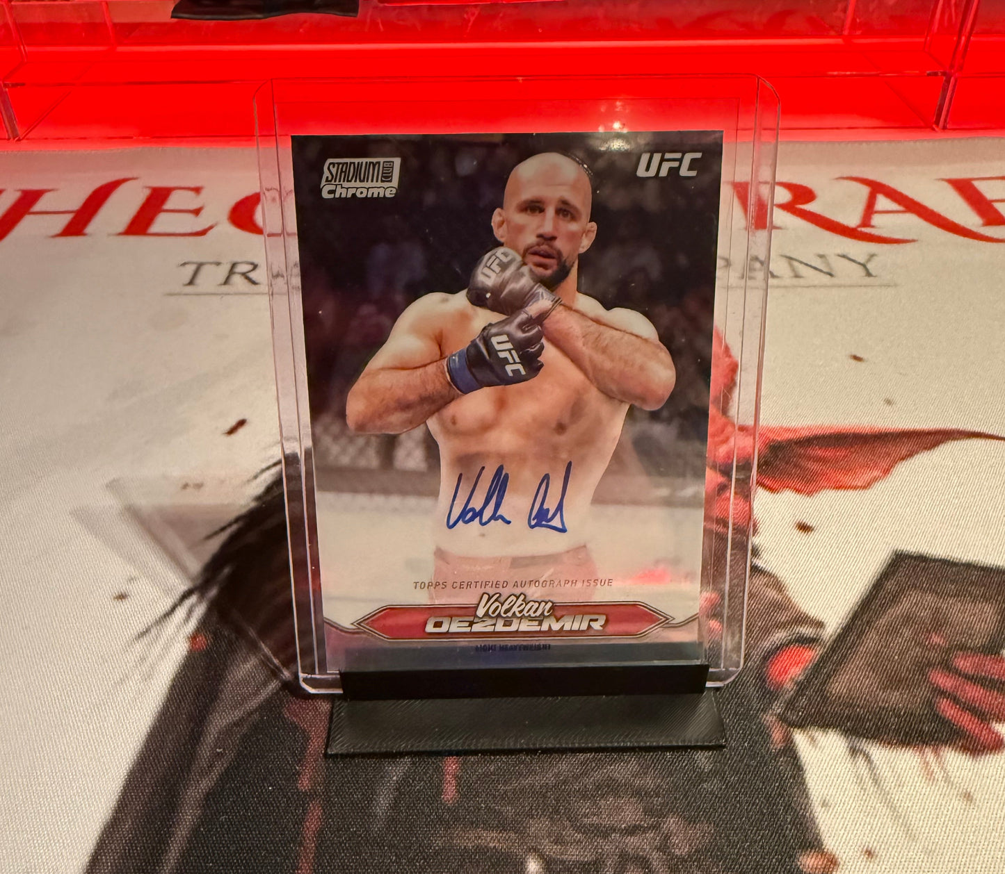 UFC - 2025 Stadium Club - Volkan Oezdemir - Chrome ON-CARD AUTO - #CAS-VOR - Mint