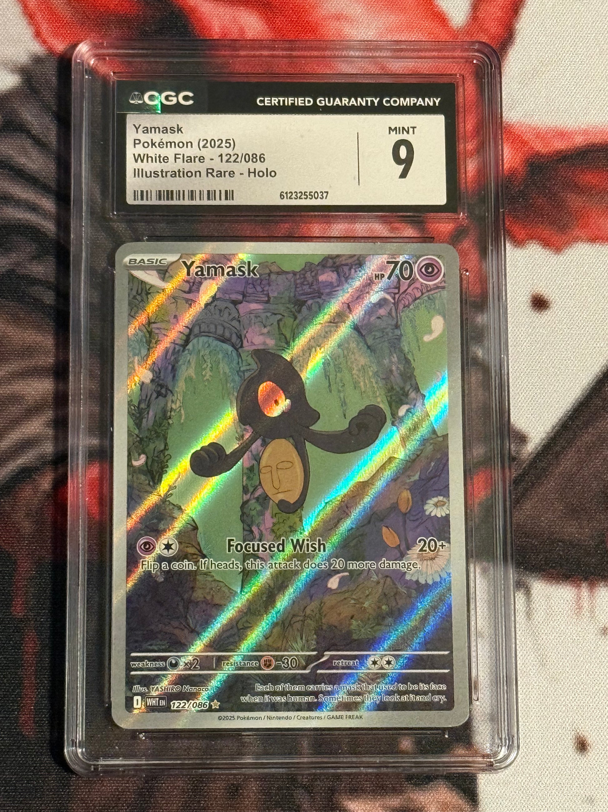 Pokemon TCG - 2025 White Flare - Yamask Illustration Rare - #122/086