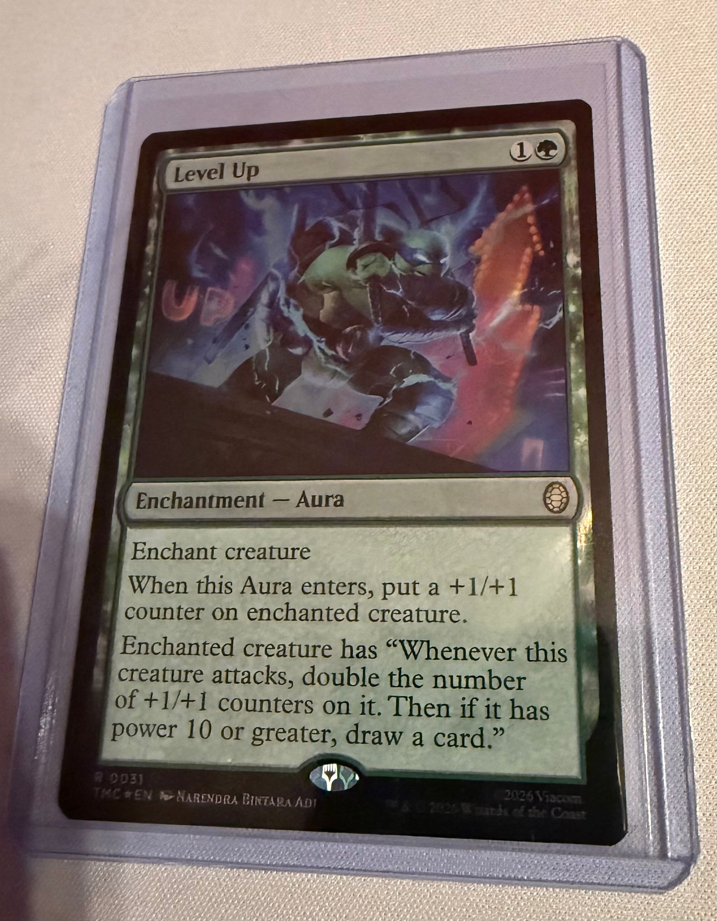 Magic the Gathering - Level Up SURGE FOIL - #0031 - RARE - Teenage Mutant Ninja Turtles - Mint