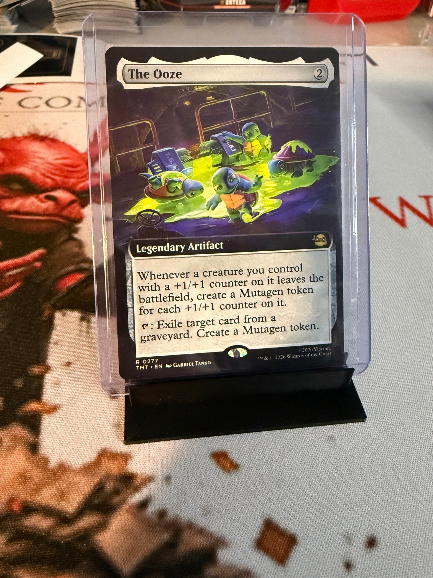 Magic the Gathering - The Ooze Extended Art - #0277 - RARE - Teenage Mutant Ninja Turtles - Mint