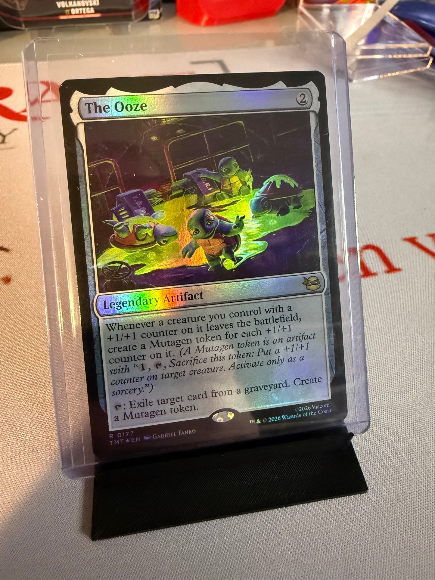 Magic the Gathering - The Ooze FOIL - #0177 - RARE - Teenage Mutant Ninja Turtles - Mint