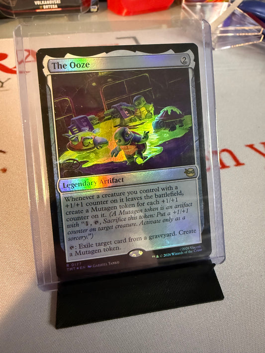 Magic the Gathering - The Ooze FOIL - #0177 - RARE - Teenage Mutant Ninja Turtles - Mint