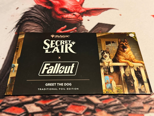 Secret Lair x Fallout: Greet the Dog Traditional Foil Edition - New/Sealed